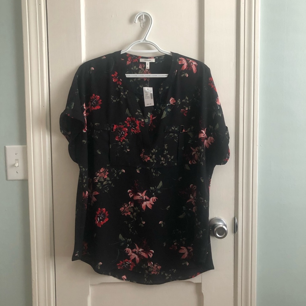 XL Maurices floral blouse